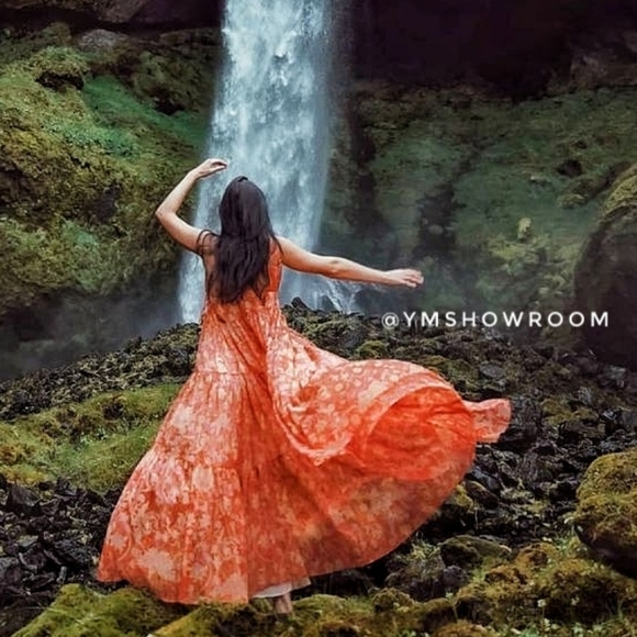 🔥Last 2🔥MANGO Printed maxi dress - Picture 7 of 16